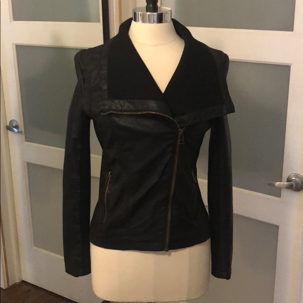 Faux Leather Jacket